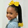 Synthetic Kids Braided Ponytails Headwear Kids Hairpiece Wig  Daily Wear