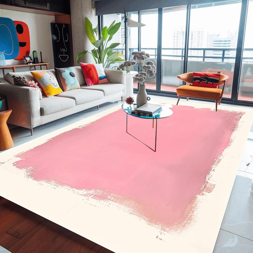 Modern Minimalist Gradient Color Carpet Living Room Large Area Carpets Bedroom Decoration Rug Hotel Commercial Rugs Non-slip Mat