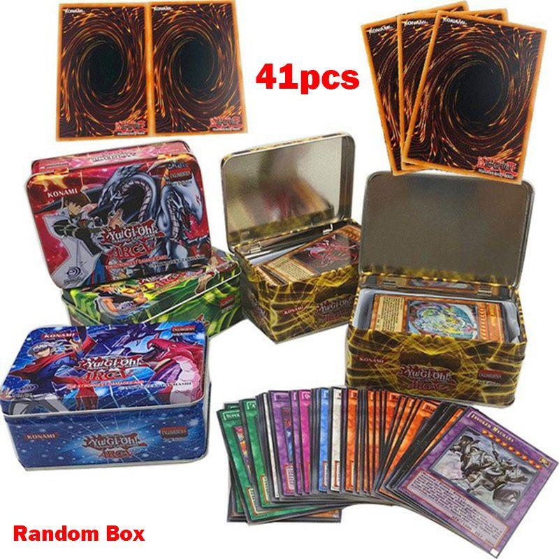 Exquisite 41pcs Iron Box Yugioh Game Cards For Kids And Collectors