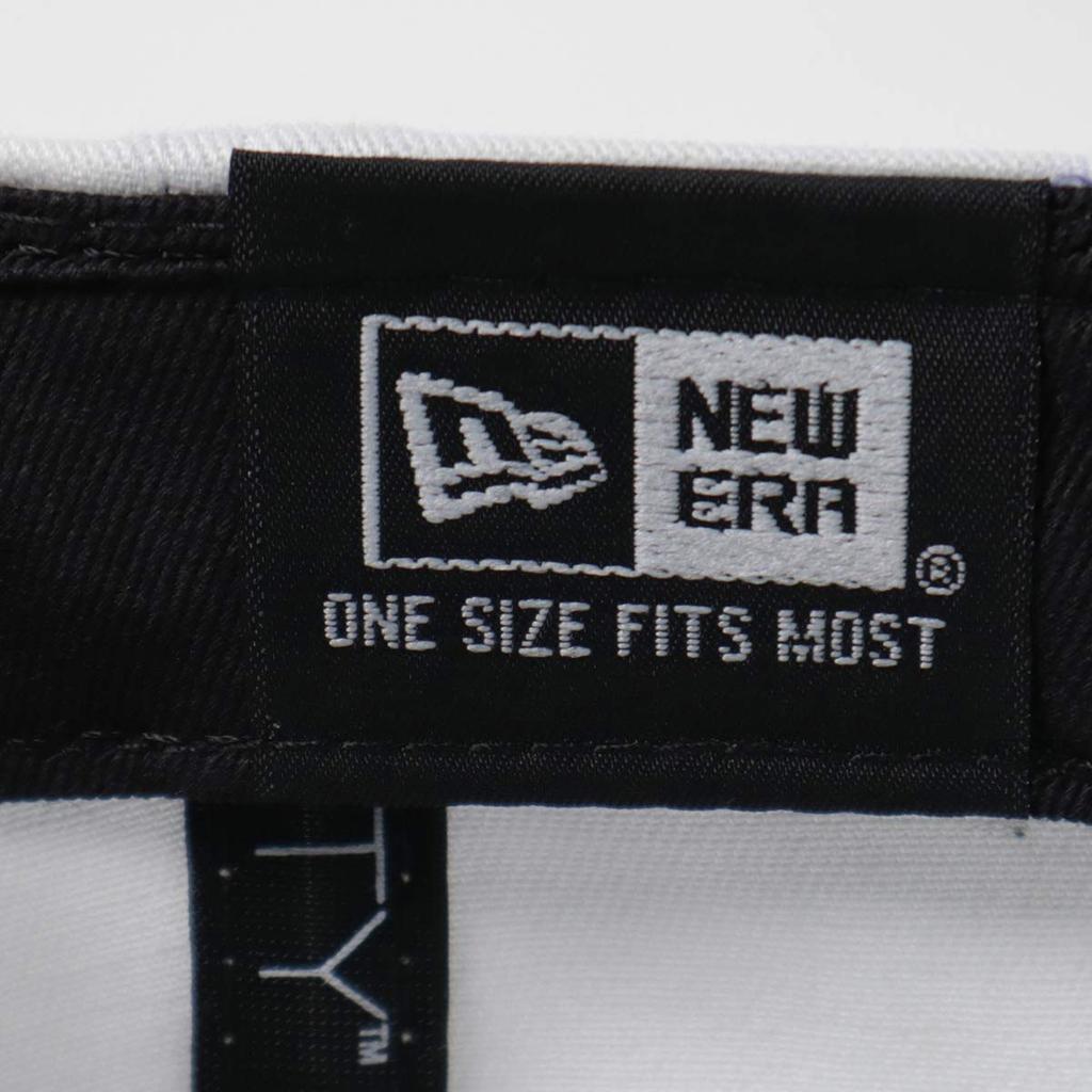 New Era 9FIFTY Flat Bill Snapback Free Size Men's Cap, White, (Adjustable)