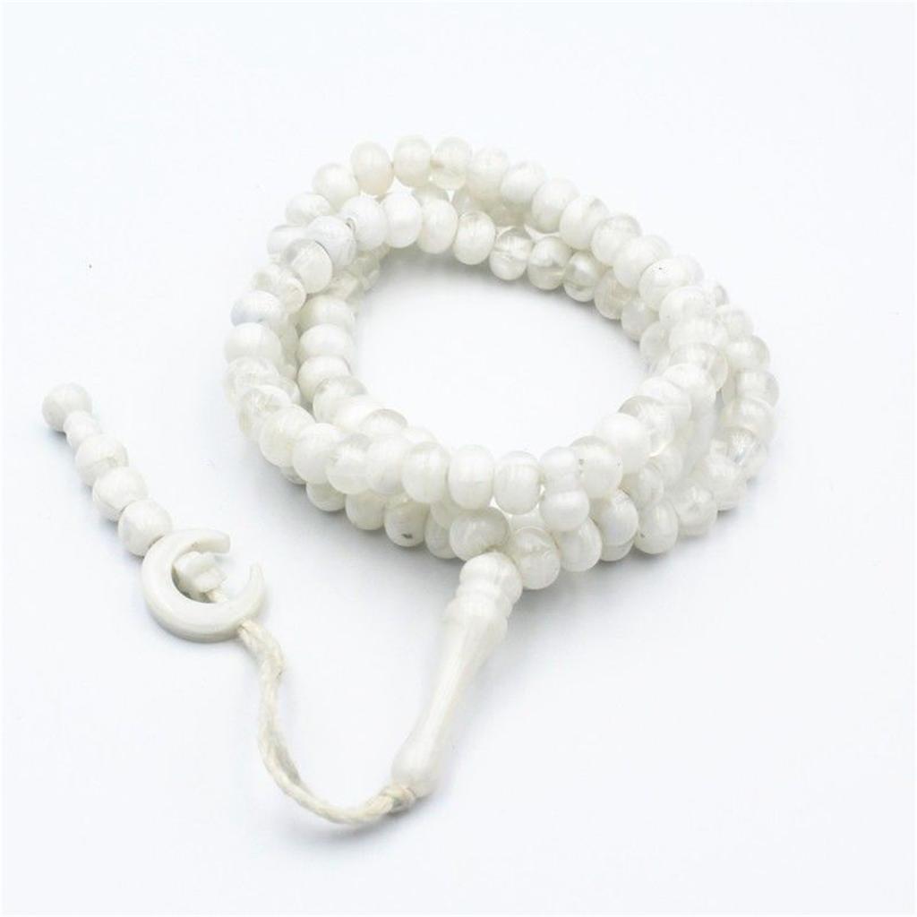 99-Prayer Tasbih Beads 8mm Rosary Beads Tasbih Prayer Beads Wrap Bracelets Necklace Eid Prayer Beads for Men Women