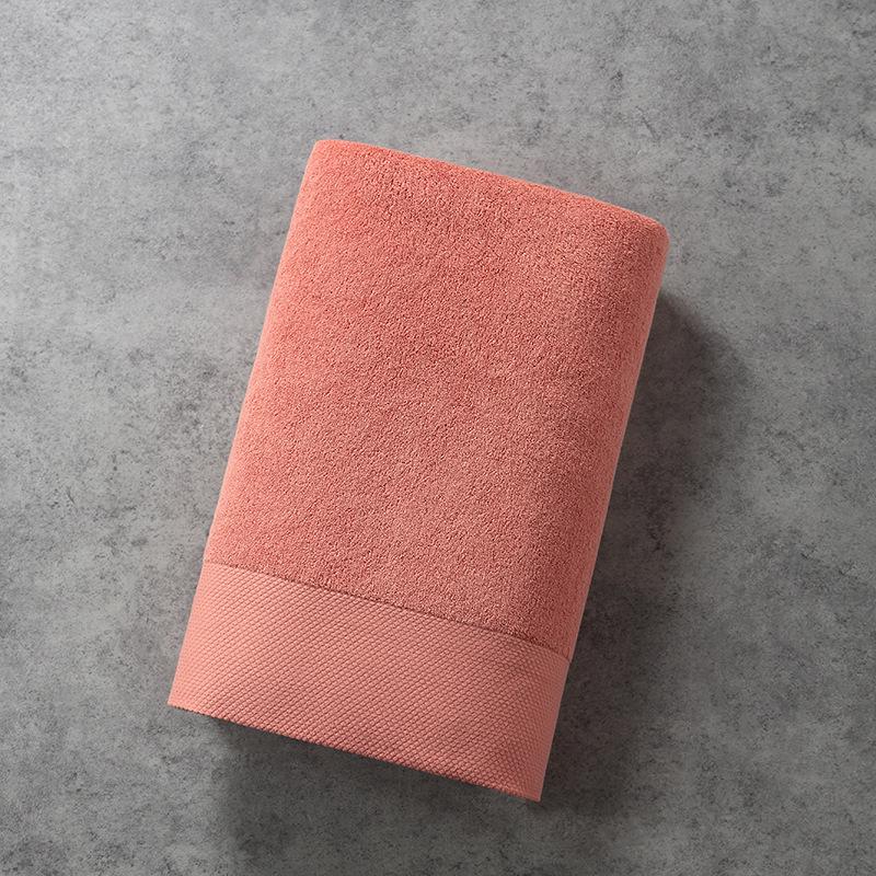 

Pure Cotton Bath Towel Set: Includes Large 90x180cm and Small 40x80cm Towels for Home, Hotel, Salon Use - Custom Logo Embroidery Available Regular Towel 35*75cm оранжевый