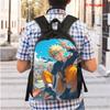 2Pcs Set NARUTO Kids Backpack With Pencil Bag Lightweight Durable School Bag For Boys Girls 5-10 Years Student Supplies