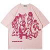 Streetwear Funny Anime Cartoon Graphic T-Shirt