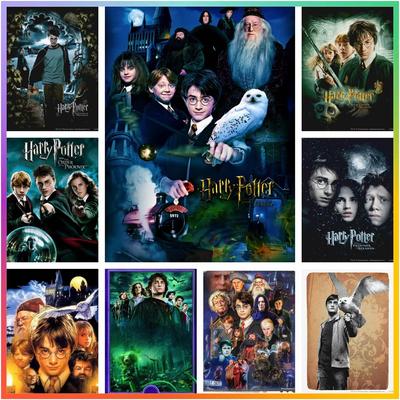 Harry Potter Film Klassiek Diamant Schilderen Kruissteek Mozaïek Borduurpatroon Puzzel Huis Decoratie 5D Doe-het-zelf Kunst Nieuw Kindercadeau