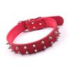 Collare Punk per Cani con Borchie in Pelle PU   Collare Borchiato e Punteggiato per Cani Rivetti Collare per Animali Domestici per Cani di Taglia Media-Grande