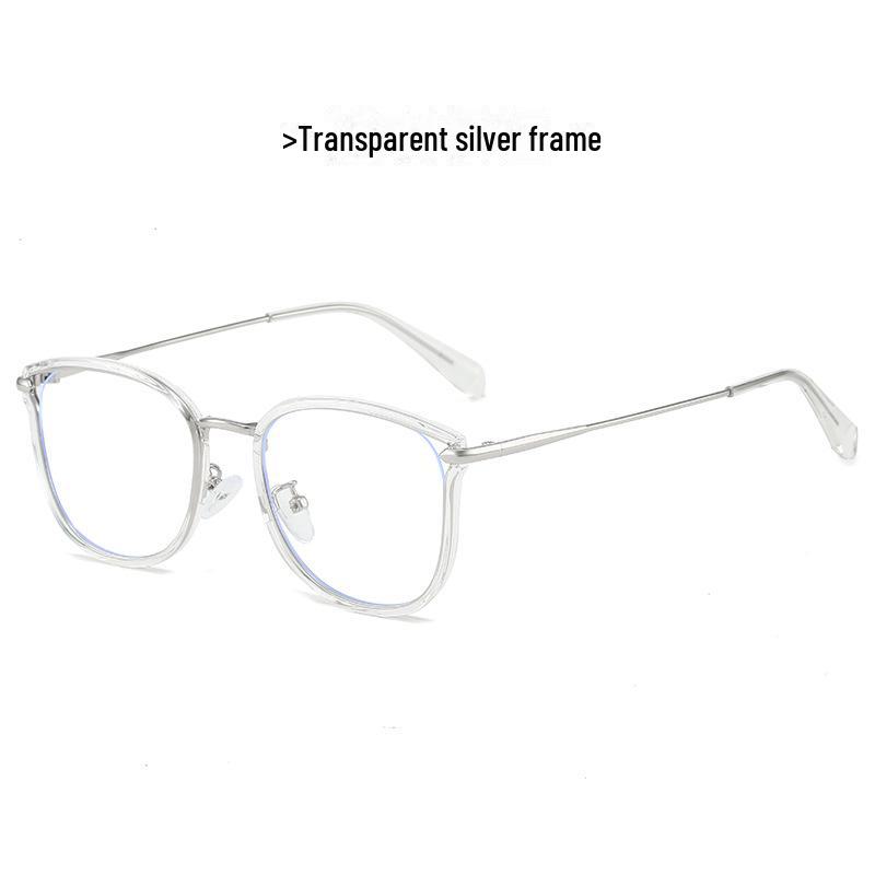 Xiaohongshu TR90 Fashion Trend Women's Large Frame Anti-Blue Light Glasses
