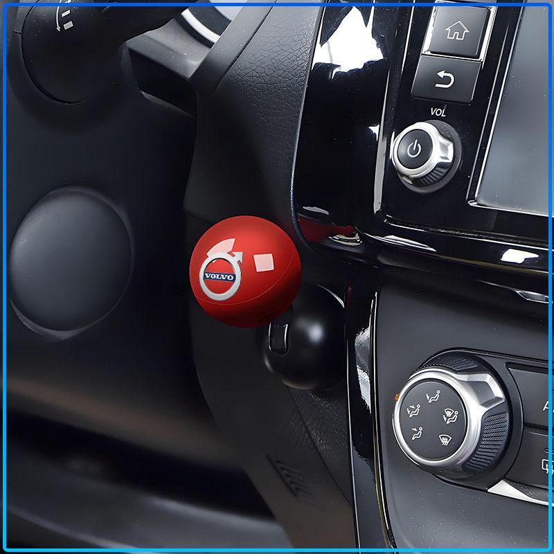 For Volvo XC90 XC60 XC70 XC40 V90 V60 V40 C70 C30 S80 Car Logo Push Start Button Lever Creative Protective Cover