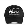Horse Lover Humorous Slogan Baseball Cap Fashion Unisex Sunhat Womens Outdoor Sports