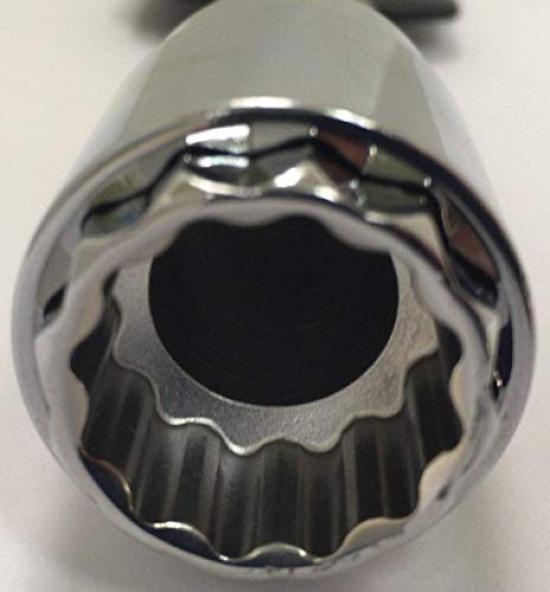 Ichinen Access Tool Division MUST TOOL Double Socket 1/4" Bit, 17x21, 12-Point, IM1721o-12K