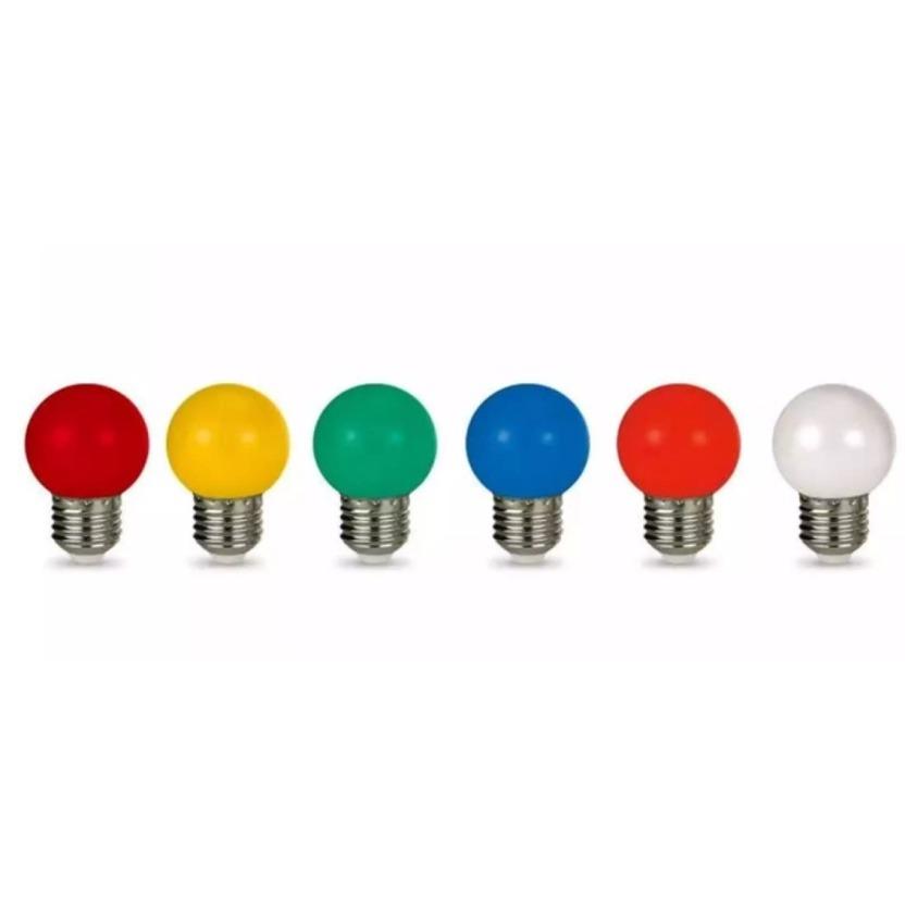 Multicolor Led Replacement Bulb Colored Filament Low Pressure Bulb E27 Globe Ball Lamp For String Light Christmas Party Decor