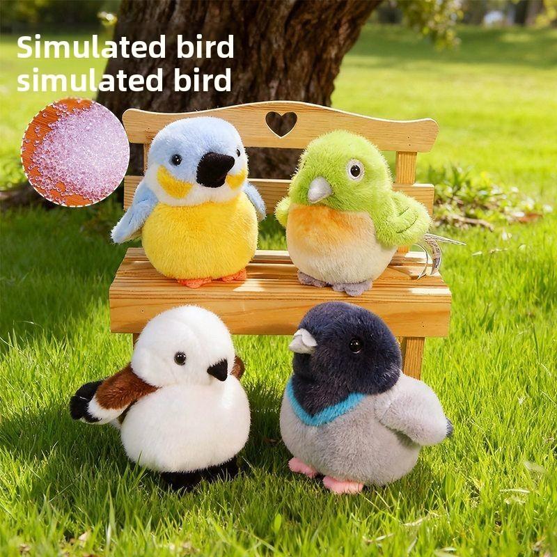 Pigeon And Sparrow Plush Toy With Sound For Kids Birthday Gift
