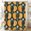 Colorful Mango Shower Curtain: Bathroom Decor for a Refreshing Bath Experience