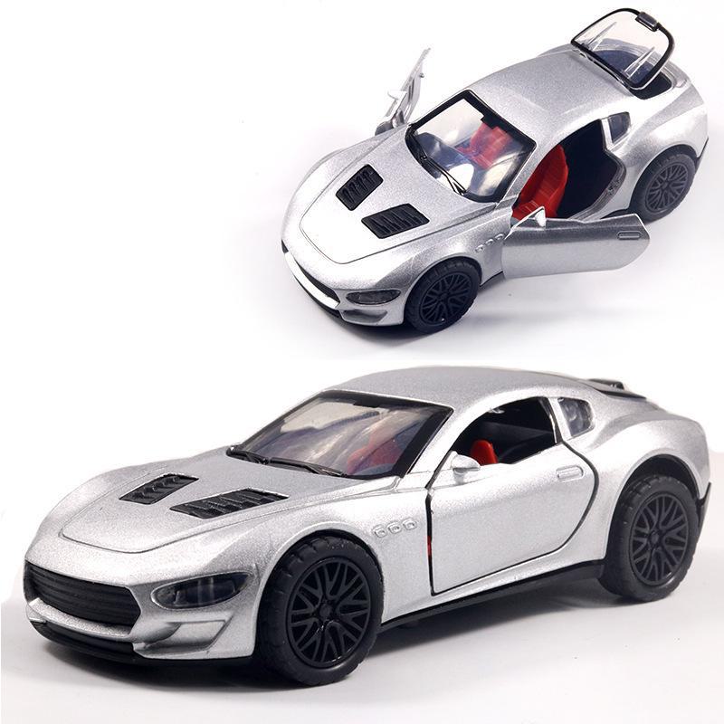 "Children's Off-Road Alloy Car Models with Open Doors - Sports Car Cake Decorations and Gifts for Boys"