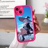 Wandering Witch Elaina Thicken TPU Mobile Phone Case for iPhone 17 16 15 14 13 12 11 Air Pro Max Plus Colorful Cover