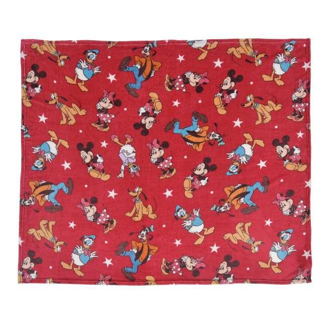 Disney Kids' ENJOY WINTER Blanket All-Over Print Mickey & Friends Japan NEW