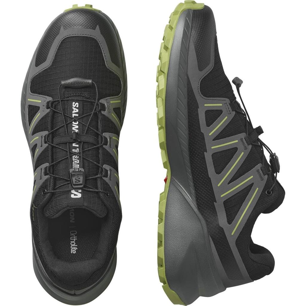 [Salomon] Trail-Laufschuhe SPEEDCROSS PEAK GORE-TEX Herren L47790500 Schwarz/Urban Chic/Dunkles Zitronengelb 25.0 cm