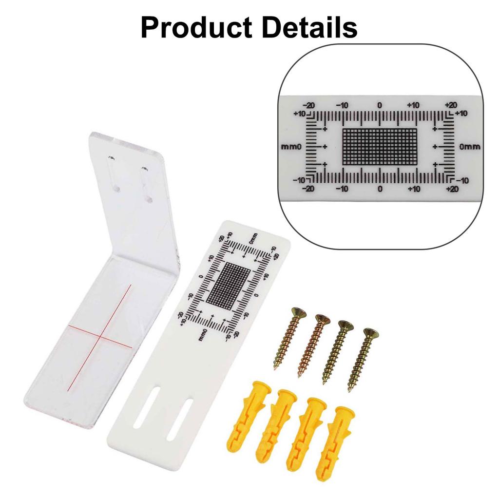 Crack Monitoring Record Crack Gauge Monitor Crosshair Alignment Displacement Monitoring High-quality Acrylic Easy Installation