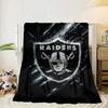 Football Club Emblem Blanket Flannel Blanket for Bed, Sofa, Camping, Hiking, Picnic Essentials, Gift for Family Fan Gifts