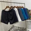 Pantaloni Scurți Sport Casual pentru Bărbați cu Uscare Rapidă și Elasticitate - Culoare Solidă, Vară 2025, Elasticitate în Patru Direcții, Gata de Plajă, Croială Lejeră