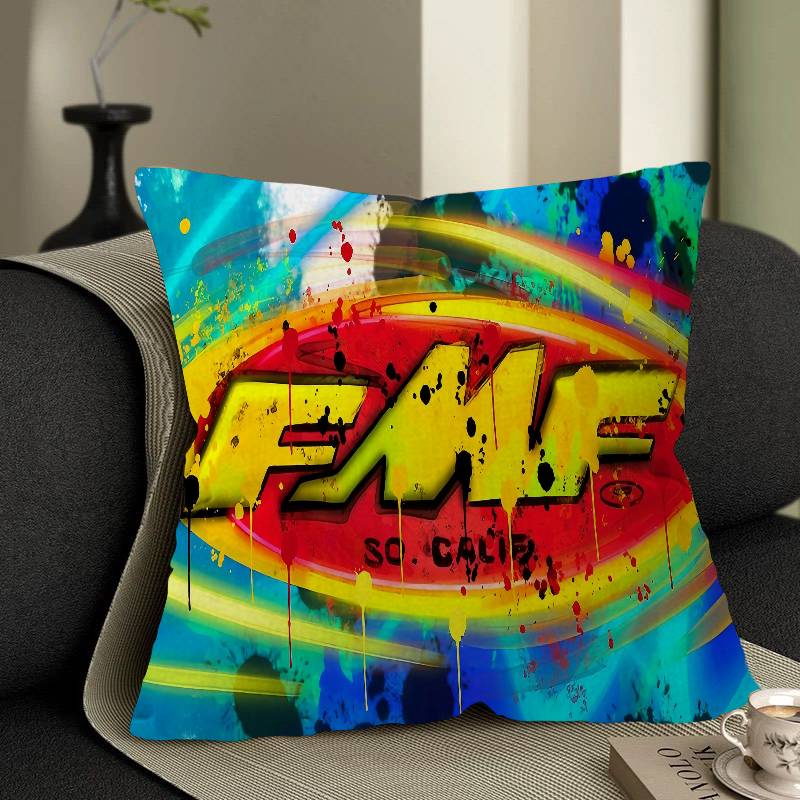 Fmf Racing Logo Pillow Gift Home Office Decoration Bedroom Sofa Car Cushion Cover Case 45X45