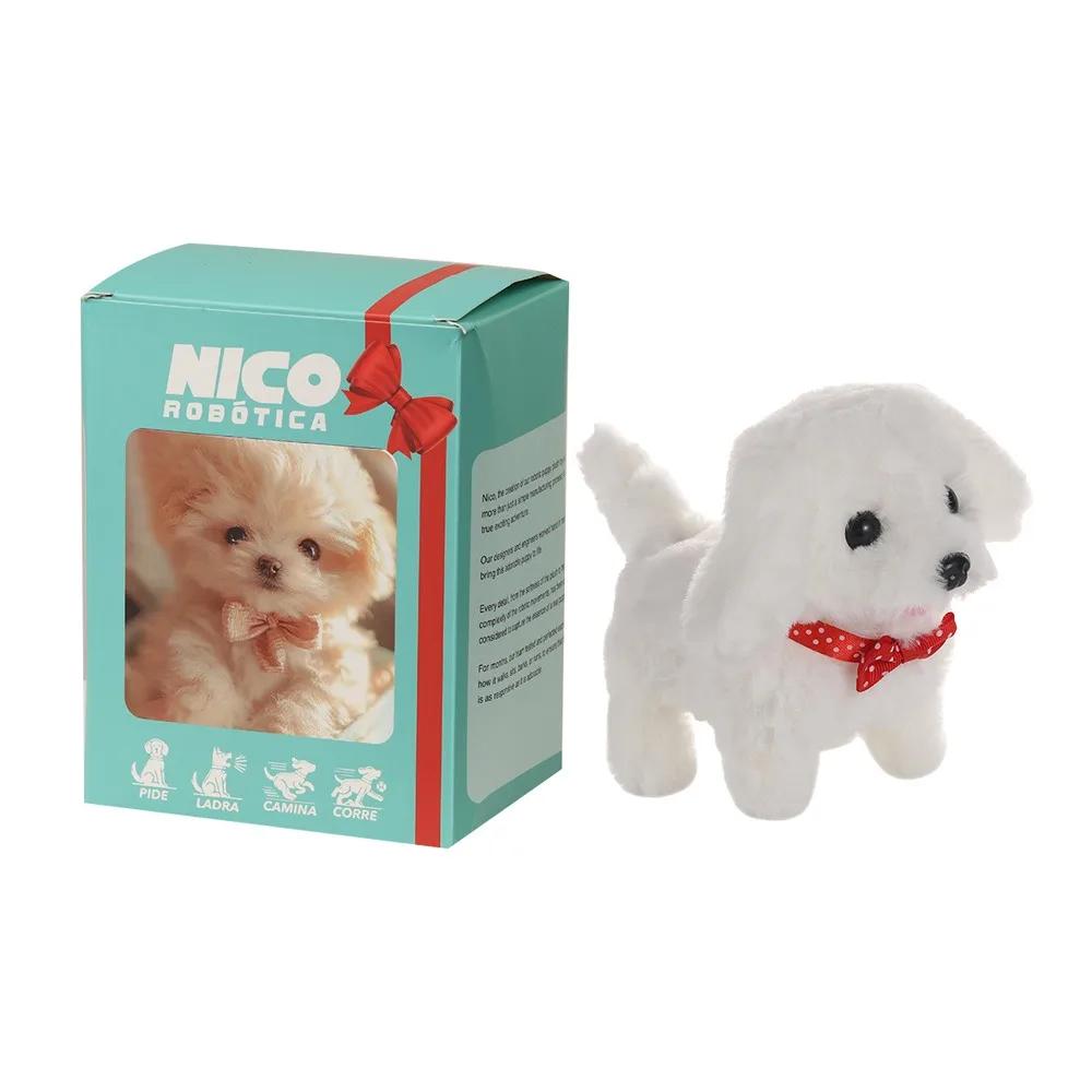 New Fashion Plush Robot Puppy Interactive Walking Simulated Puppy Barking Tail Wagging Educational Christmas Gifts