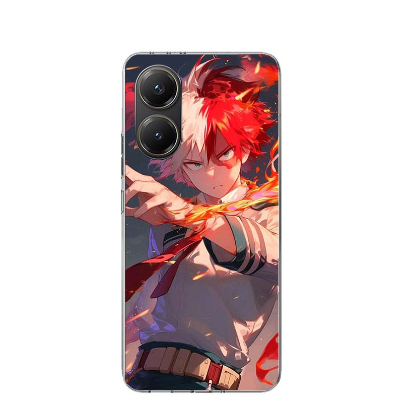 Todoroki Shoto MHA My Hero Phone Case For Xiaomi Poco X3 X5 X6 X7 X4 Nfc F7 Ultra F6 F5 Pro F4 Gt F3 M6 M5S M4 M3 Art Cover Coqu