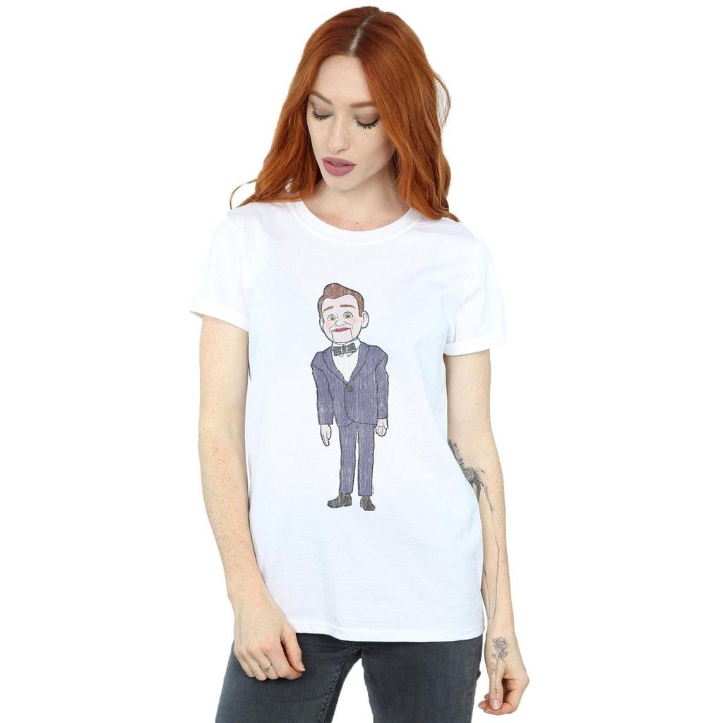 Disney Womens/Ladies Toy Story 4 Benson Dummy Pose Cotton Boyfriend T-Shirt