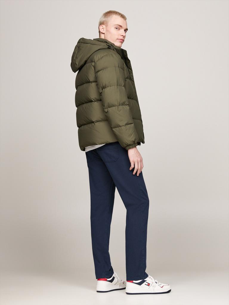 Куртка зимняя Tommy Hilfiger Water Repellent Down Jacket (DM0DM19786) устало-зеленая