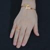 Customized Name Bracelet Personalized Custom Charm Gold Color Bangles for Women Stainless Steel Chrismas Jewelry Gift