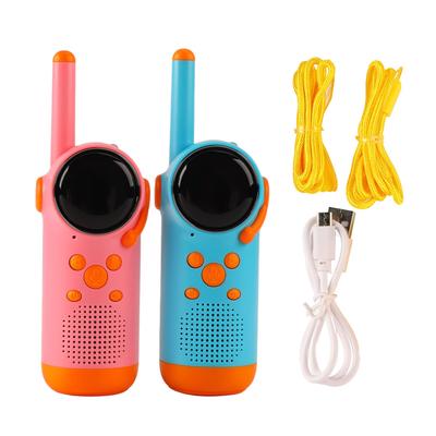 Kids Walkie Talkie Toy With Flashlight Handy Family Walkie Talkie for Outdoor Camping Hiking Garden