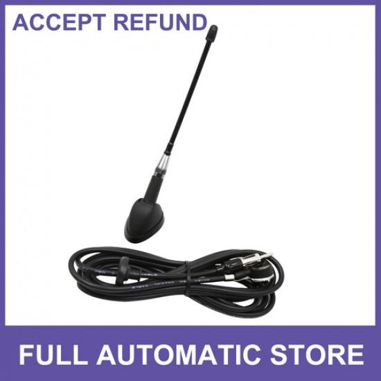 300cm Car Vehicle Roof Mount Radio FM AM Antenna Aerial Universal Black