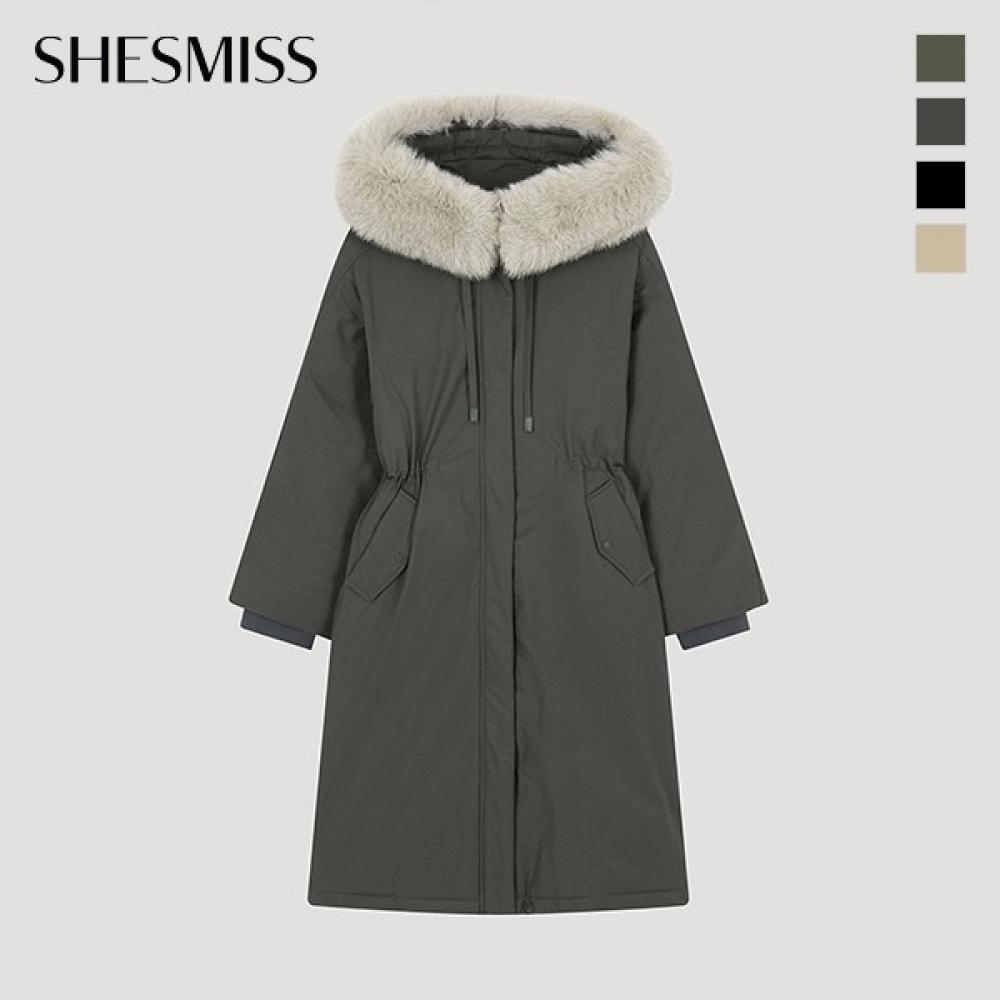  She S miSS Langer Pullover aus Fuchspelz und Entendaunen SSdjpo42060