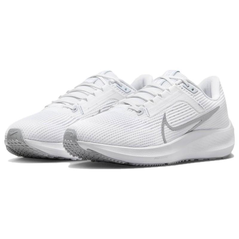 Nike Pegasus 40 White Metallic Silver Women's Sneakers DV3854-101