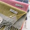 Wool Luxury Women Scarf Gift Fashion Two-Tone Winter Warm Scarves Tassel Shawls Pashmina Lady Wraps Bufanda
