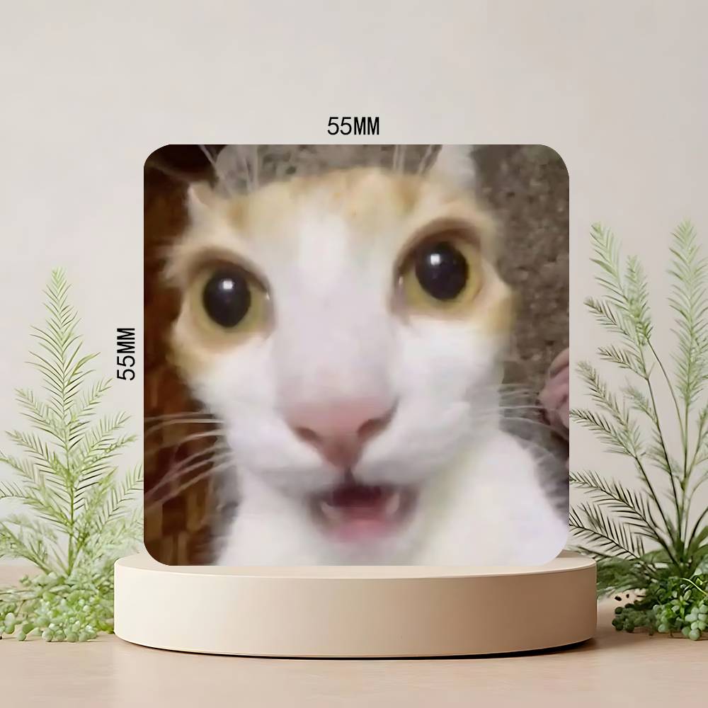 Grappige Kat Memes Koelkastmagneet Gepersonaliseerde Creatieve Magnetische Stickers Met Magneten