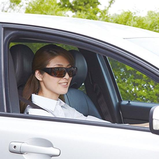 Polarized Brown UV-cut Over-sunglasses,