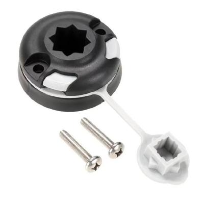 Boats Railing Mounting Base Canoes Kayak Star Mount Base Inflatable Boats Sea Fishing Rod Holder Mount Base Easy To Install