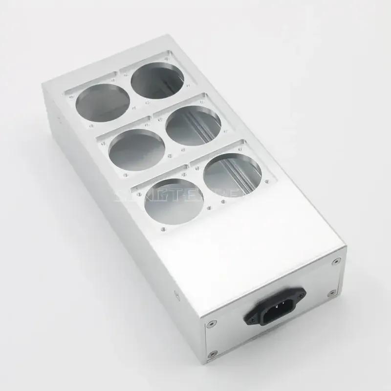Full Aluminum HiFi US Power Case DIY Box HIFI EU Power Case European Standard Power Socket Chassis