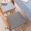 Moisture Wicking Chair Seat Cushion Office with Ties, Ultra Soft Square Cushion, 15.75"x15.75" Stable Non Slip Support Breathable Washable Pad