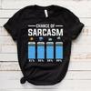 Chance Of Sarcasm Weather T Shirt Funny Humor Sarcasm Forecast Tee