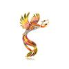 Retro Enamel Phoenix Light Luxury Women's High-end Accessories Brooch