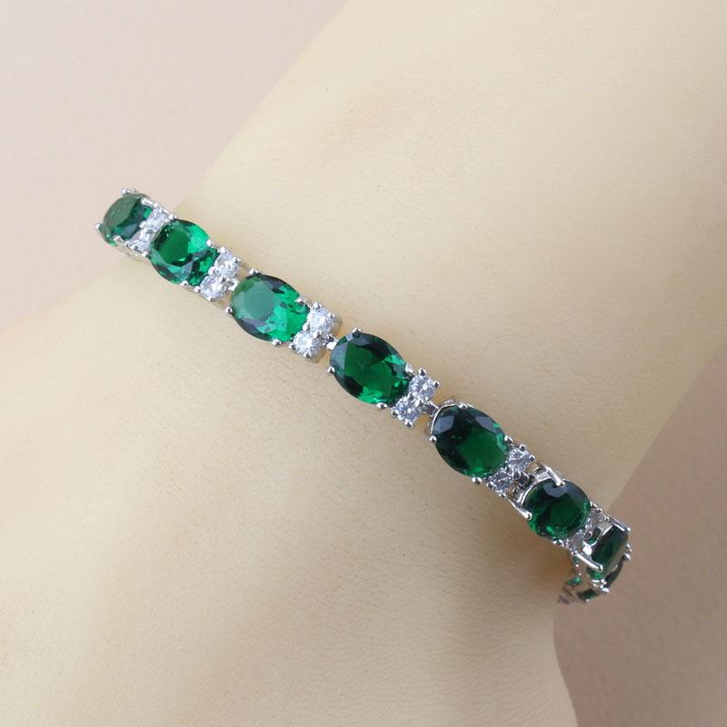 12-kolorowa biżuteria modowa ze zdrowiem z cyrkonią sześcienną 925 Mark Wedding Accessories Charm Bransoletka Bangle dla kobiet Prezent