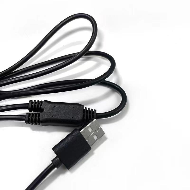 USB til DC-kabel for 5V kjølevifteledning 3-trinns viftehastighetskontroller for kjøleklær til arbeidsbruk Utendørs
