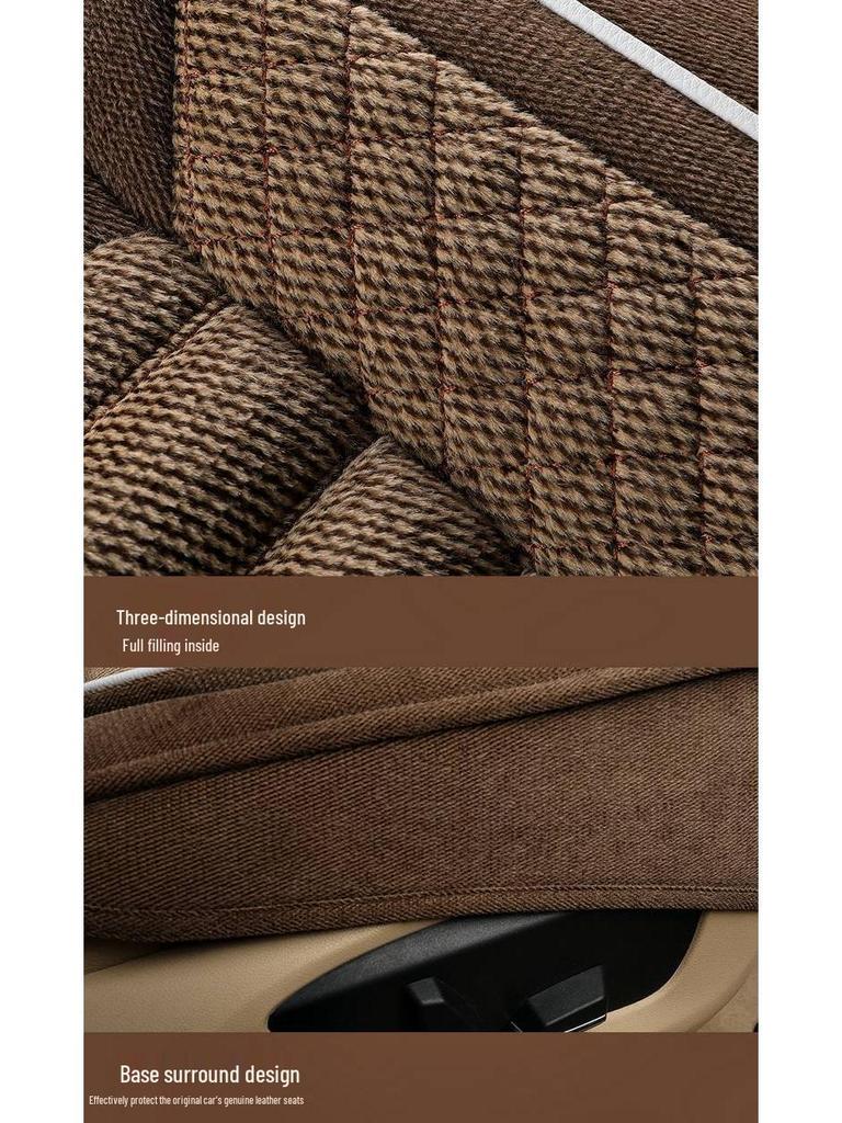 Toyota RAV4 Corolla Camry Levin Universal Linen Seat Cover – Four Seasons Full Wrap Cushion
