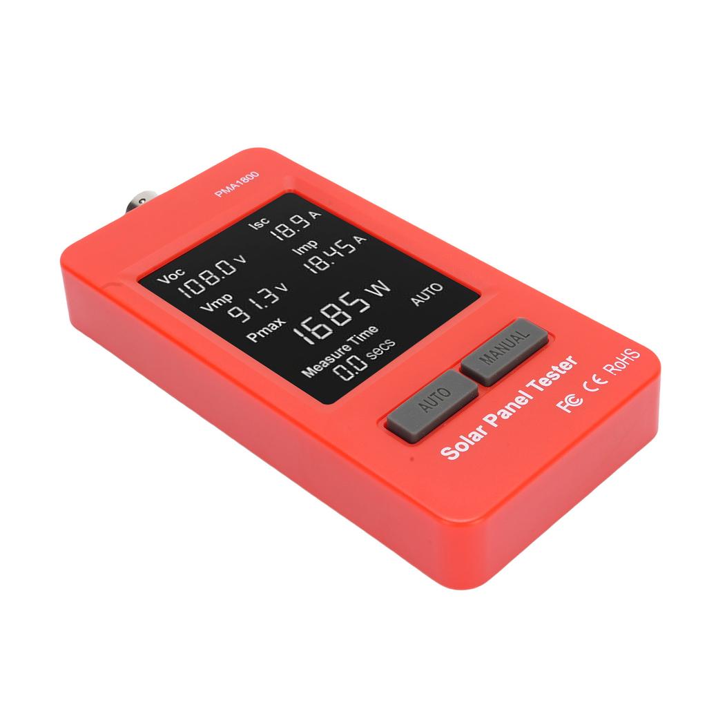 Photovoltaic Panel Multimeter Backlit HD LCD Display Multi Safety MPPT Test Solar PV Panel Tester