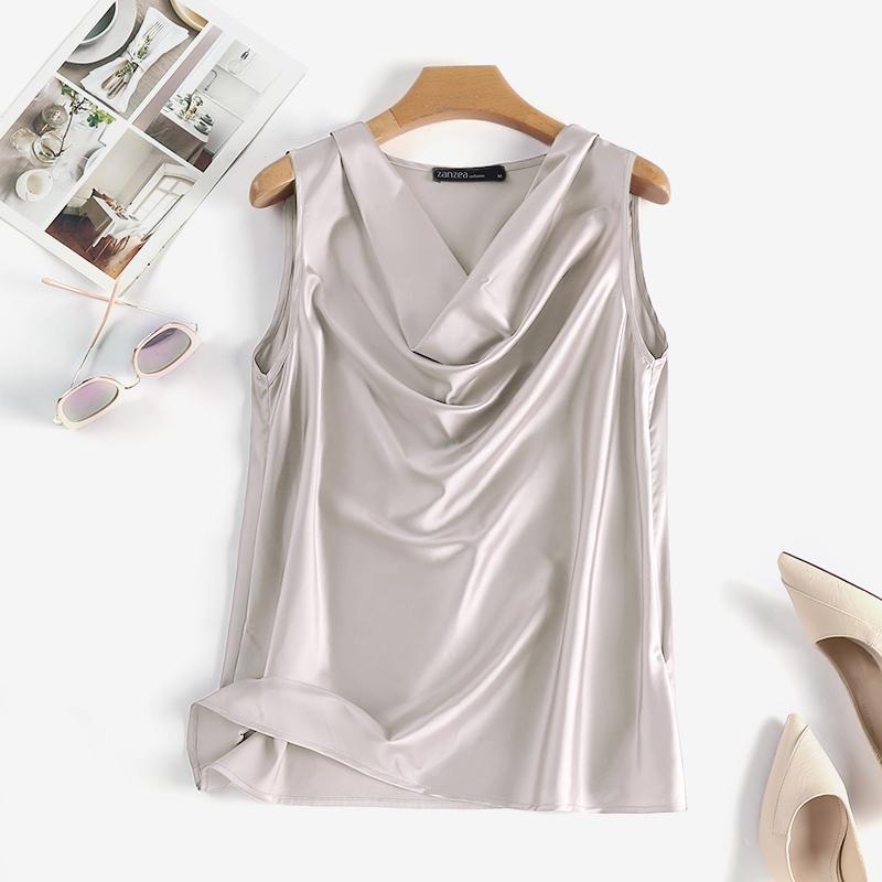 

ZANZEA Женские повседневные летние майки без рукавов 5XL