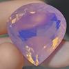 Certified Pink Opal 115 Carat Heart Shape Faceted Cut Loose Gemstone