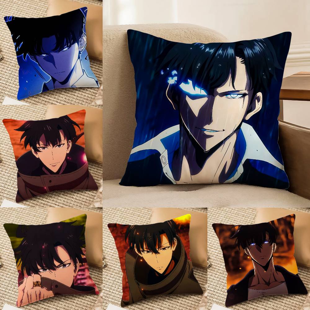 Cool Man S-Solo Leveling-MT Comic Pillow Case Printed Brushed Fleece Pillow Baby Skin-Touch Eco-Friendly Dye-Sublimat