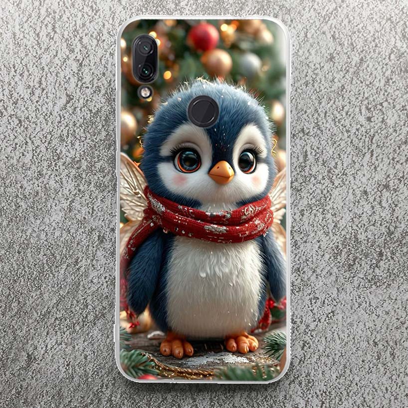 Christmas Penguin Case for Xiaomi Redmi 14C 13C 12C 13 12 Phone Shell 10C 10A 10 9A 9C 9T 9 8A 8 7A 7 6A 6 Pro 12 12C 10 10A 10C